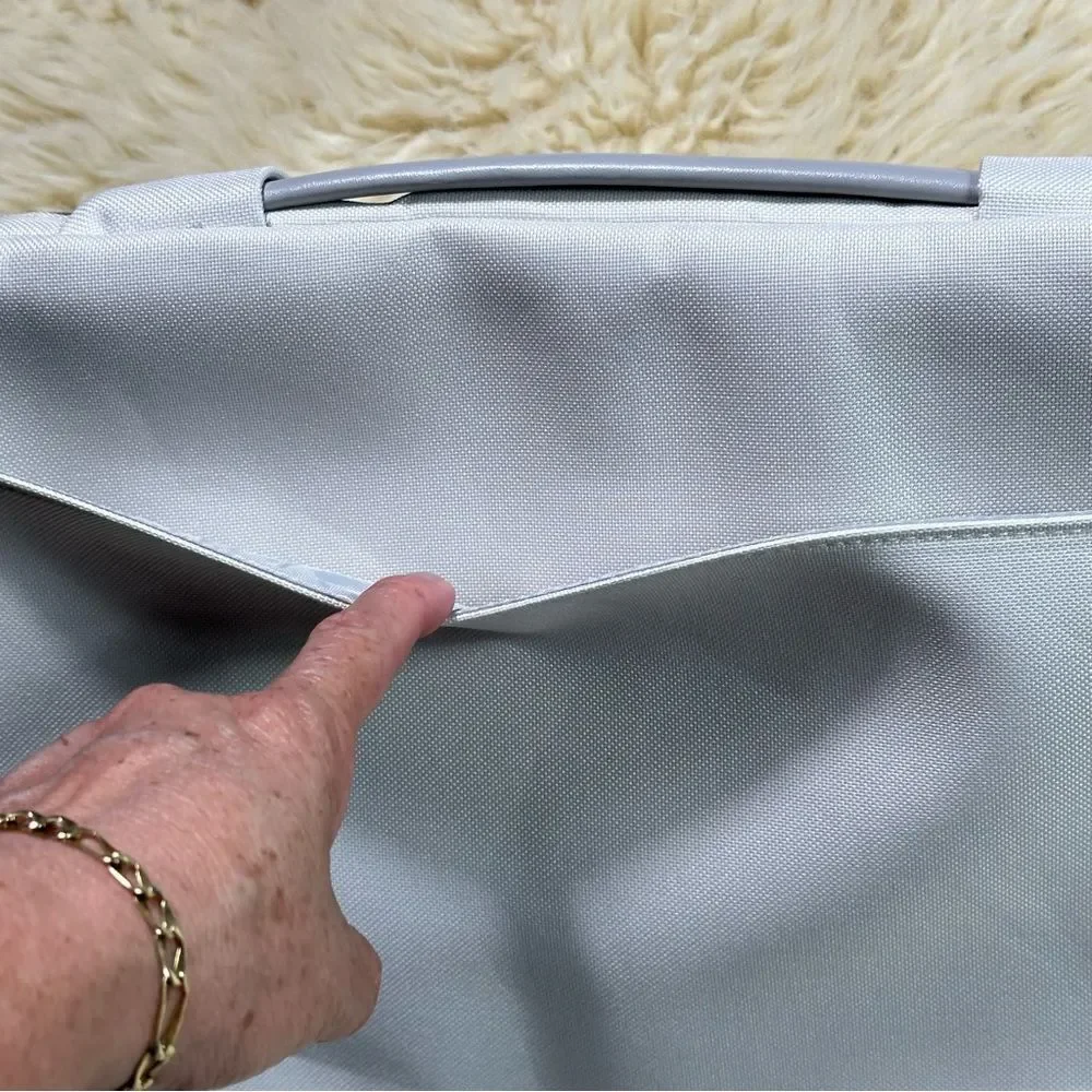 White Tablet Sleeve with Handle and Storage by